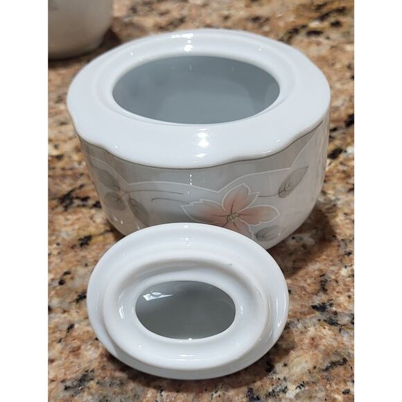 Sissi Winterling China Creamer and Sugar Bowl Set Pink Floral Germany - Picture 9 of 16